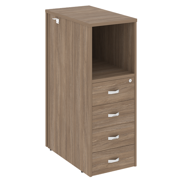 Onix Тумба 4 ящика завершающая, правая O.R-TV-4 (R) Дуб аризона 436*767*1185 - Вид 1