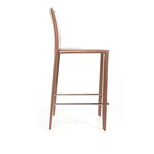 Стул полубарный Rolf, кожа капучино - Вид 5