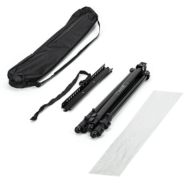 Мольберт-тренога металлический переносной, телескопический, 140х201х103 см, чехол, BRAUBERG ART, 192267 - Вид 12