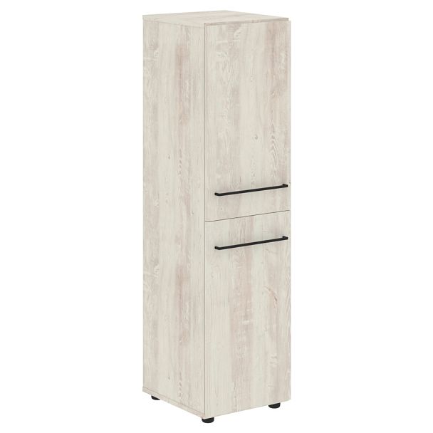 Шкаф колонка с 2-мя глухими малыми дверьми LMC 40.4 Сосна Эдмонт 400х430х1517 LOFTIS - Вид 1