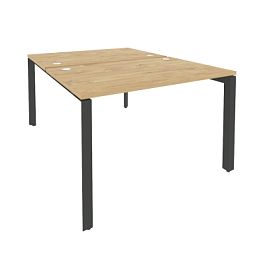 Onix Рабочая станция на П-образном м/к O.MP-D.RS-2.2.8 Тиквуд светлый/Антрацит металл 1180*1635*750 - Фото предпросмотра