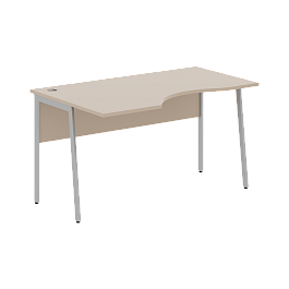 Стол прямой СА-2P(L) Мокачино/Алюминий 1600х900х755 IMAGO PLUS - Фото предпросмотра
