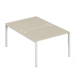 Бенч-система на 2 места Trend Metal 120x147x75 дуб феррара - Фото предпросмотра