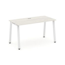 Стайл Проджект Стол письменный SN-6A.SP-001 Дуб Наварра/Металл Белый 980*600*750 - Фото предпросмотра