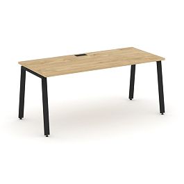 Style Project Direct Direct Стол письменный SN-6A.SR-023.M Тиквуд Светлый/Металл Черный 1380*800*750 - Фото предпросмотра