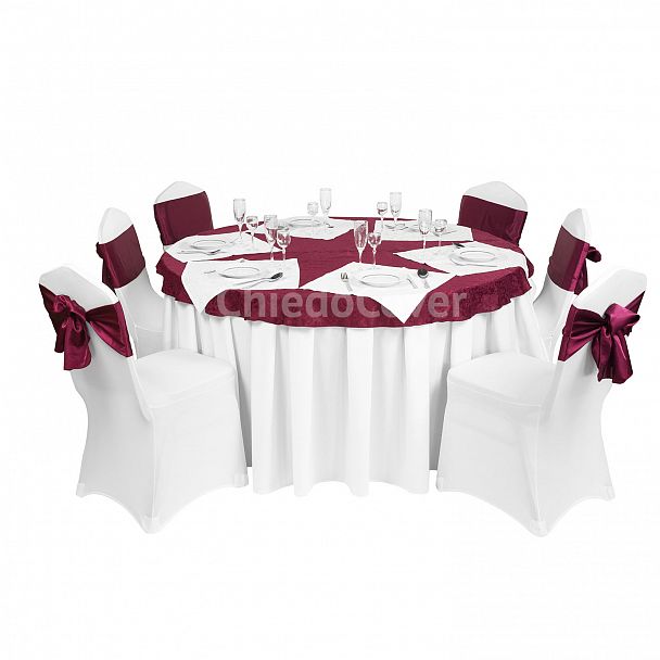 Столовая группа на 6 персон, красная - Вид 2