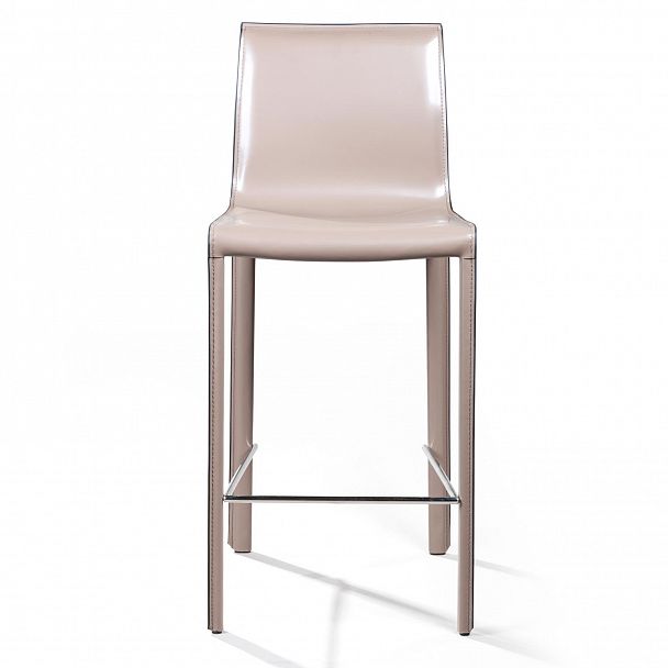 Стул полубарный Barrie, кожа капучино - Вид 2