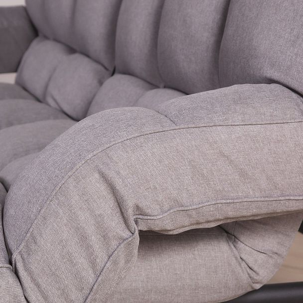 Диван-кровать трехместный Best, рогожка серый - Вид 14