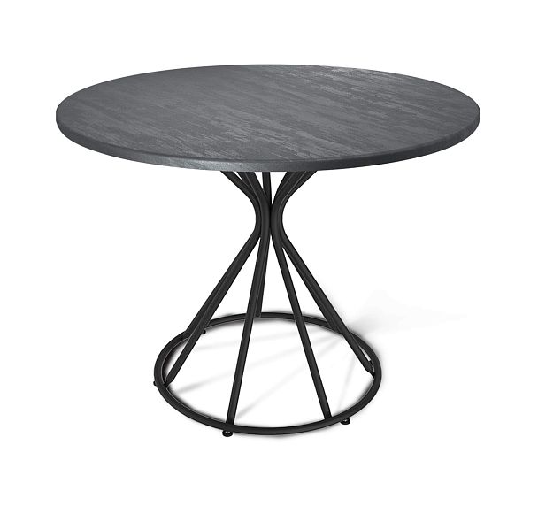 Стол Sheffilton SHT-TU4-1/TT 90 МДФ черный муар/каменный уголь - Вид 2