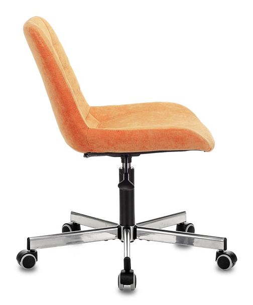 Кресло Бюрократ CH-350M оранжевый Velvet 72 крестов. металл - Вид 2