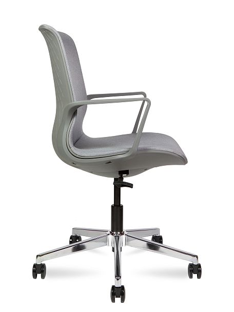 Кресло Некст  / серая ткань / темно-серый пластик - Вид 3