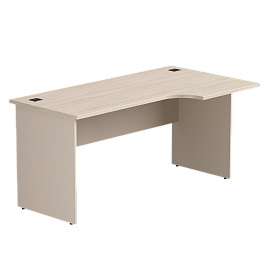 Стол эргономичный правый Everprof EVO опоры ЛДСП 1580х670(870)x755 мм Дуб Соната/Кашемир - Фото предпросмотра