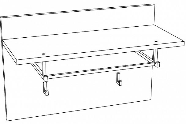 Вешалка-полка Livorno НМ 013.18-01 - Вид 2