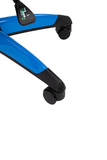 Кресло Chairman game 15 Россия экокожа черный/голубой/белый - Вид 16