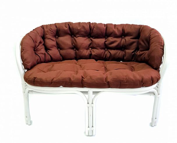 Диван Багама, подушки коричневые обычные твил - Вид 1