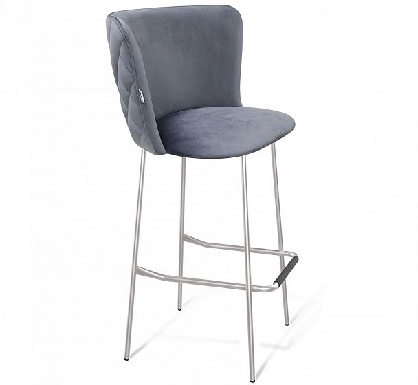 Стул барный Sheffilton SHT-ST36-3/S29 нейтральный серый/хром/лак - Вид 2