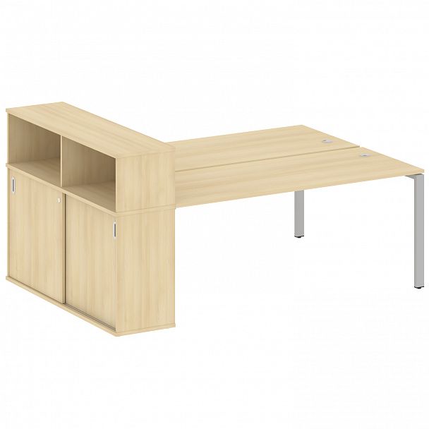 Рабочая станция "Metal System" БП.РС-СШК-2.5 акация/серый - Вид 1