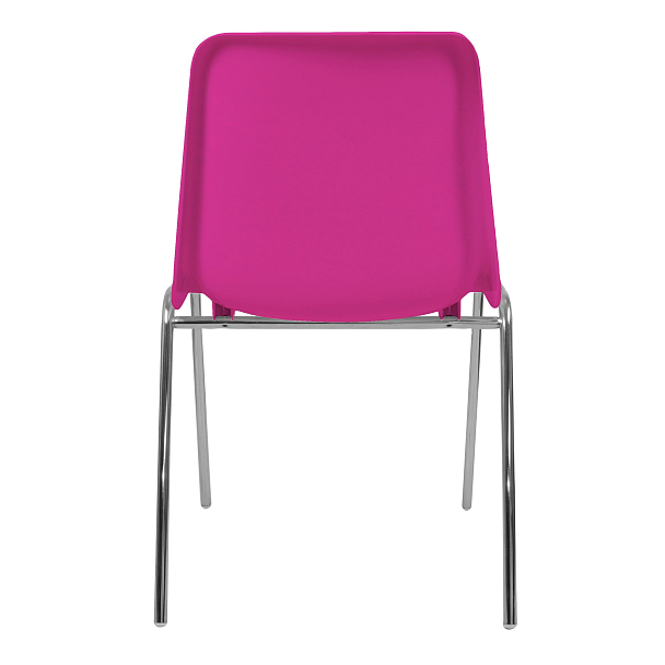Стул Vicenza (4 ножки) Каркас хром, фиолетовый, РП+ИК, стопируемый - Вид 3