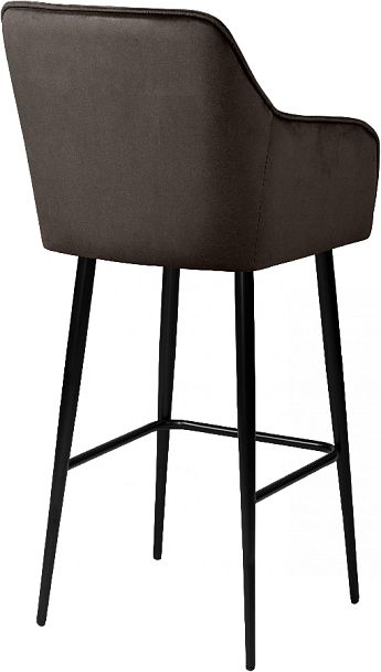 Комплект барных поворотных кресел Мони К, Confetti stone/черный, 2 шт. - Вид 5