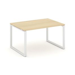 Стайл Проджект Стол переговорный SN-6O.SPRG-002.3 Акация Лорка/Металл Белый 1180*980*750 - Фото предпросмотра