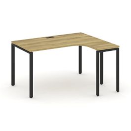 Concept Стол эргономичный CN.SA-001(R) Дуб Винченцо/Металл Черный 1380*1180*750 - Фото предпросмотра