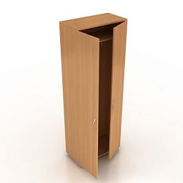 Шкаф для одежды Менеджер Ш-01+ДШ-01/02 бук - Фото предпросмотра