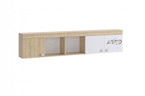 Форсаж Полка MKF-04.1623 дуб сонома/белый - Вид 1