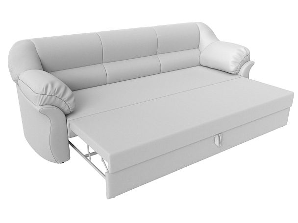 Диван прямой Карнелла (полностью экокожа белая) - Вид 7