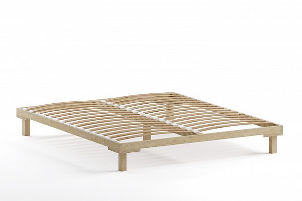 Кровать - подиум деревянная Канапе 1600*2000, береза, цвет натуральный - Вид 3