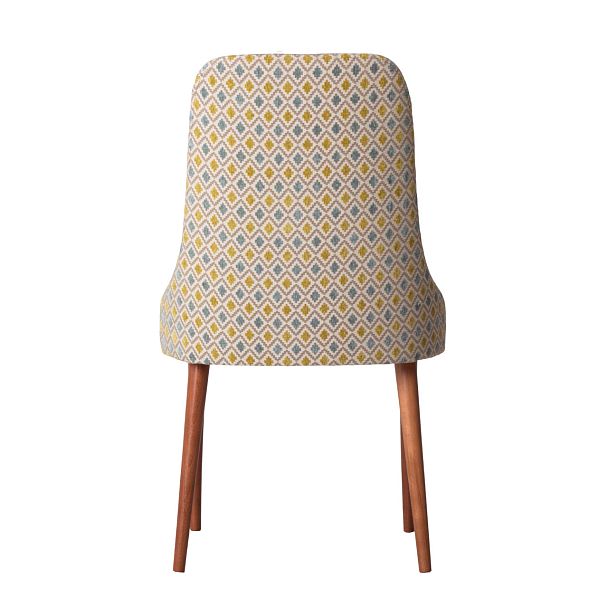 Стул Kongsberg, рогожка Austin 03, спинка шенилл-жаккард Scandinavia 01 Temple - Вид 8