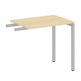 Metal System Quattro Приставной элемент на П-образном м/к 40БП.ПР-2 Акация/Серый металл 800*600*750 - Фото предпросмотра