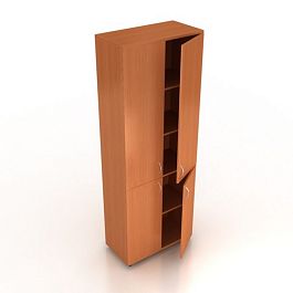 Шкаф для документов Менеджер Ш-02+ДШ-03+ДШ-02 вишня - Фото предпросмотра