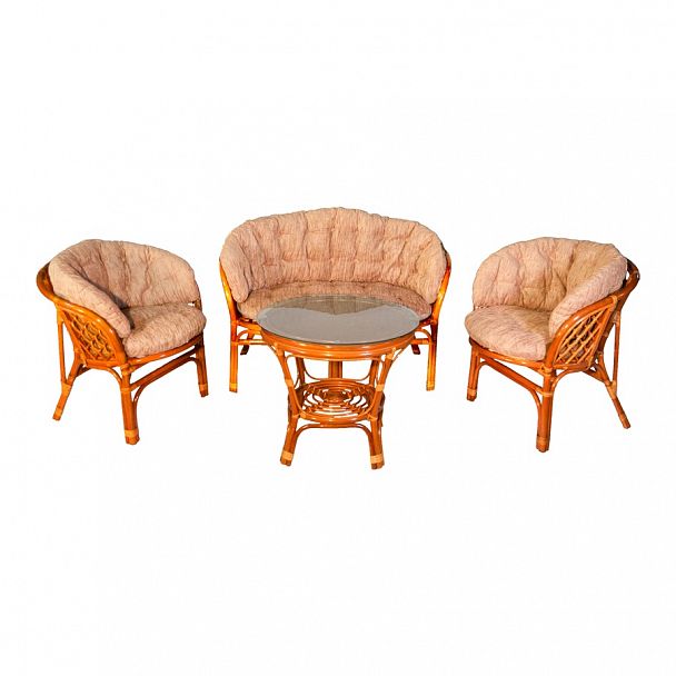 Комплект "Багама" с диваном, подушки коричневые полные твил - Вид 2