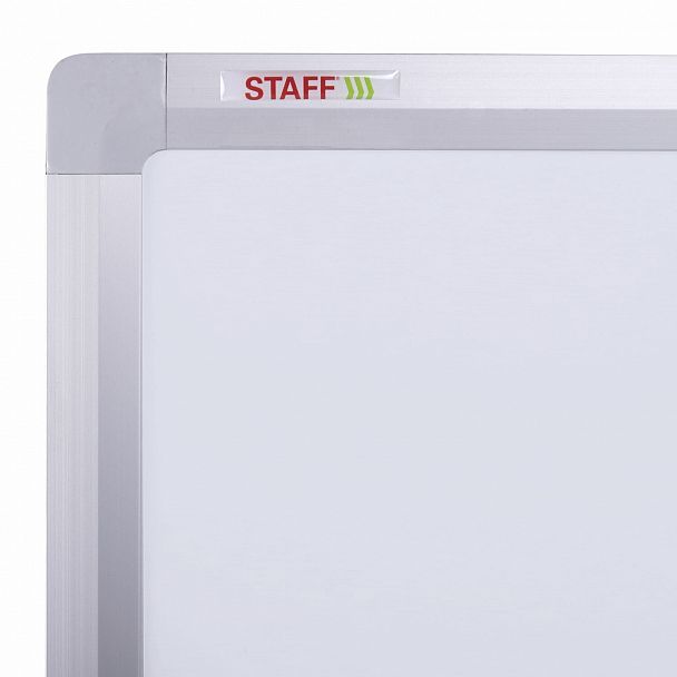 Доска магнитно-маркерная НА СТЕНДЕ 100х150 см, 2-сторонняя, STAFF, 238012 - Вид 5