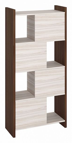 Стеллаж комбинированный Домино Лайт СТЛ-3В Карамель/Шамони - Вид 1