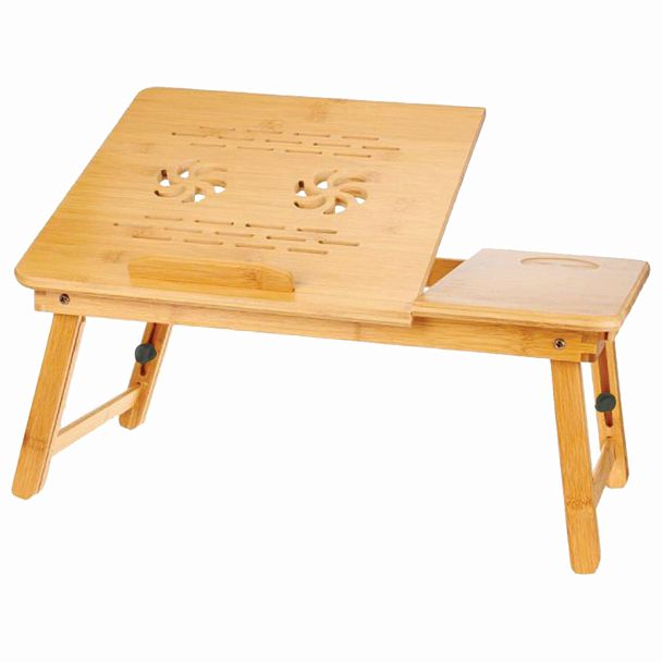 Столик БАМБУКОВЫЙ складной для ноутбука/завтрака, DASWERK, 532582 - Вид 1