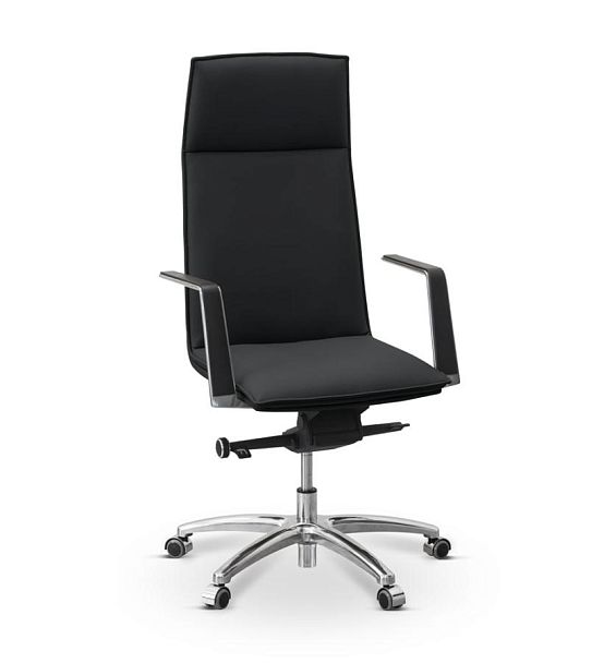 Кресло Соло экокожа экокожа премиум / черная CN1114 - Вид 1