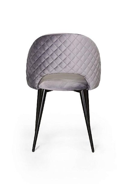 Стул Max ромб, бархат светло-серый 26 - Вид 7