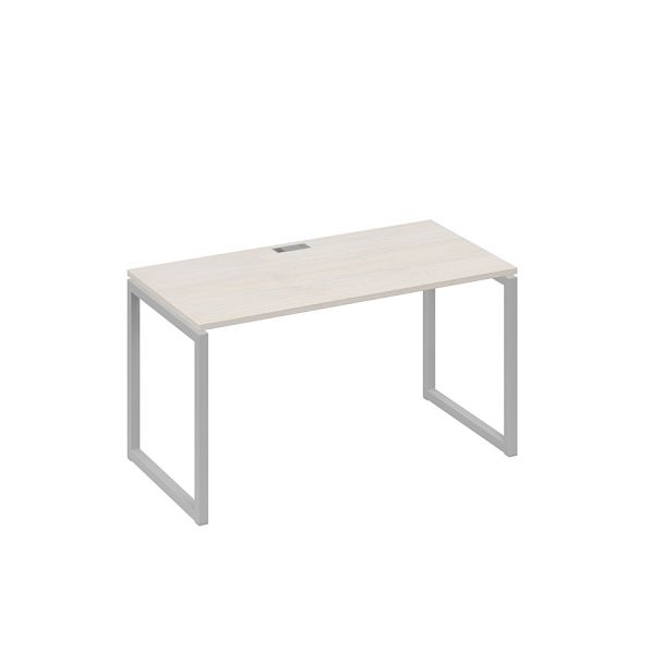 Стол письменный на металлокаркасе QUATTRO A4 А4 Б4 014 БП дуб / металлокаркас серый - Вид 1