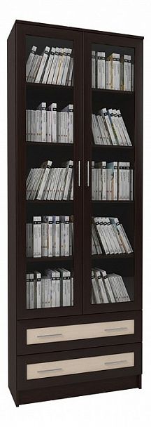 Шкаф книжный Мебелайн-35 - Вид 1