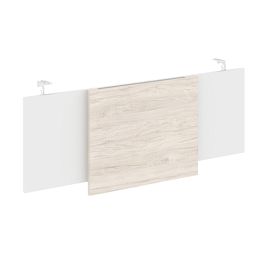 Onix Direct Lux Царга стола руководителя O.M-CSR-3 Белый бриллиант/Денвер светлый/Хром 1140*450*54 - Фото предпросмотра