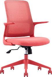 Операторское кресло Everprof Elf (Эльф) Сетка Красный - Фото предпросмотра