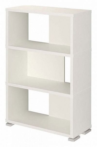 Стеллаж книжный Домино нельсон СБ-10_3 Белый - Вид 1
