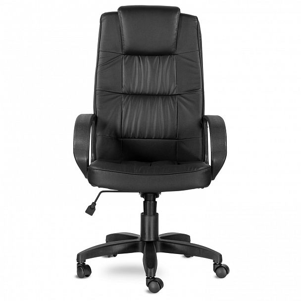 Кресло офисное "Премьер", кожзам, черное - Вид 5