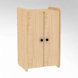 КУКОЛЬНАЯ ИГРОВАЯ МЕБЕЛЬ ШКАФ КУКОЛЬНЫЙ (БУК) - Фото предпросмотра