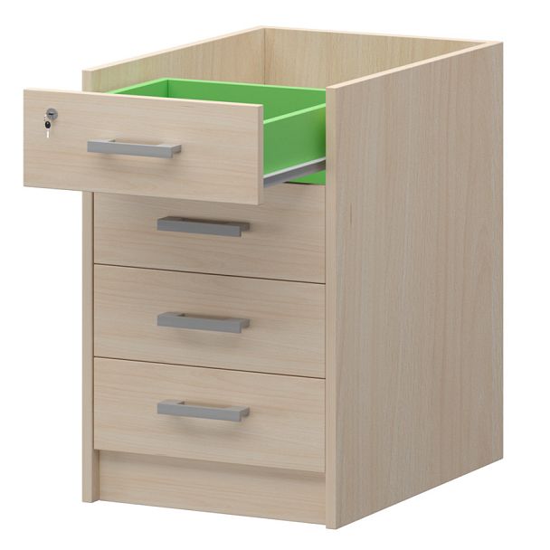 Корпус тумбы приставной АТ-07 Бук 440x600x740 Арго - Вид 1