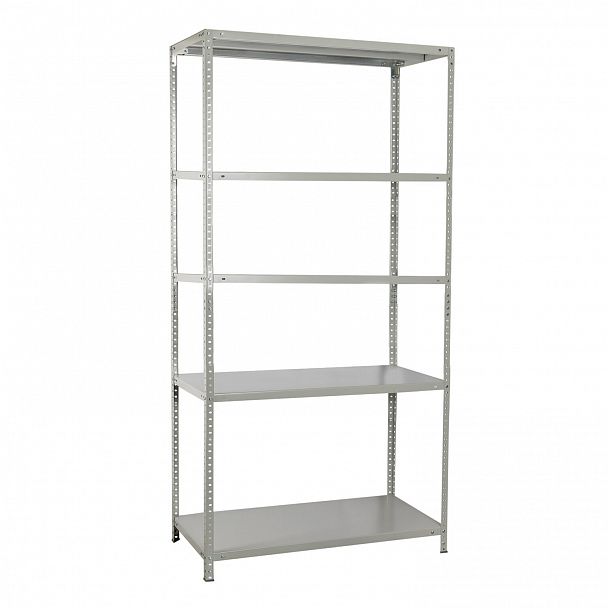 Полка к металлическому стеллажу BRABIX "MS/MS KD", 1000х500 мм, КОМПЛЕКТ 2 шт., с фурнитурой, 291124, S241BR205102 - Вид 4