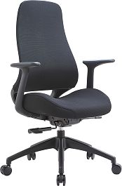 Операторское кресло Everprof Bug (Баг) Ткань Черный - Фото предпросмотра