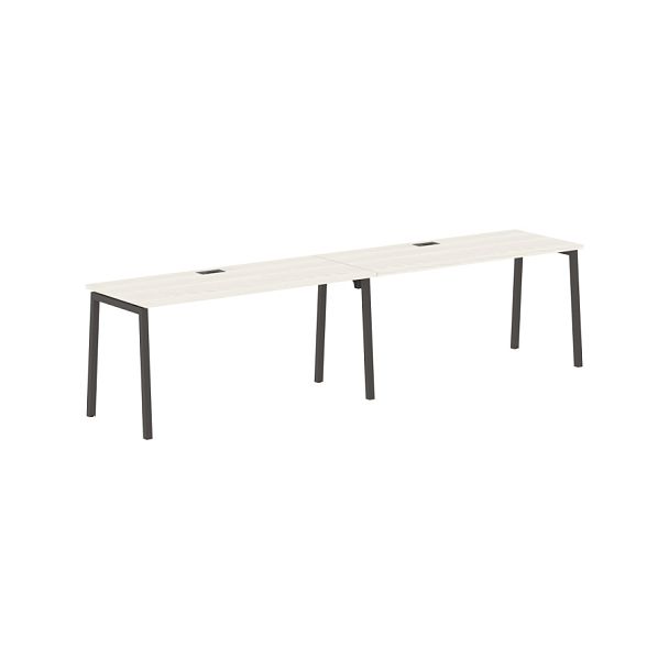 Стол 2-х местный ELWST 3167 Ясень Траун/Мокко 3126х670х750 EDIS - Вид 1