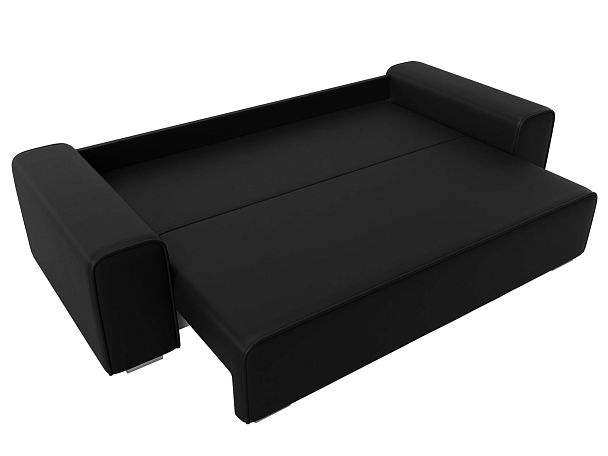 Прямой диван Лига-029 Экокожа черный - Вид 8